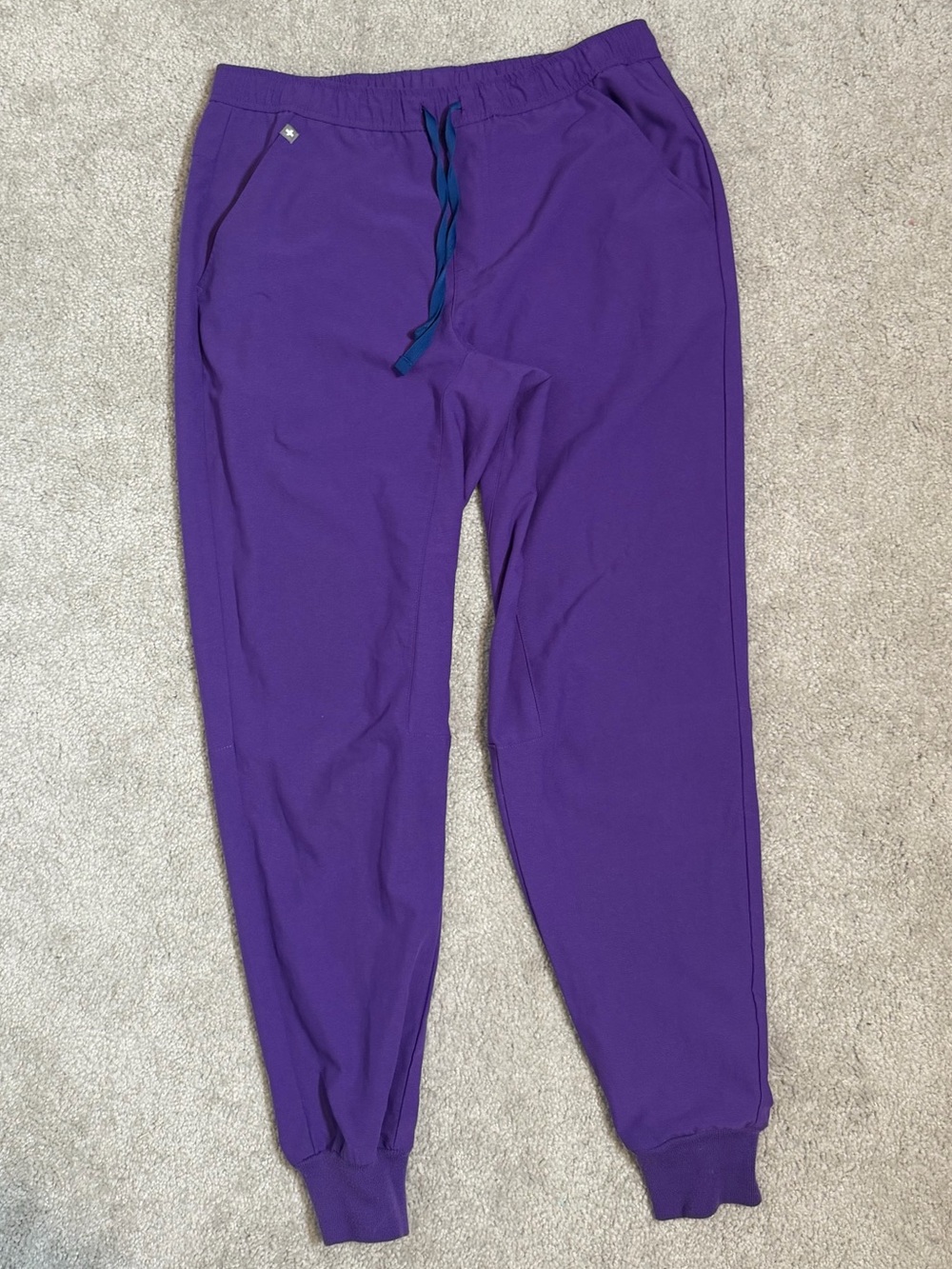 FIGS Mens Tansen Jogger Scrub Pants M Ultra Violet Purple Technical